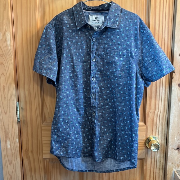 MBX Premium Goods Button Up Shirt Mens Medium - Picture 5 of 8